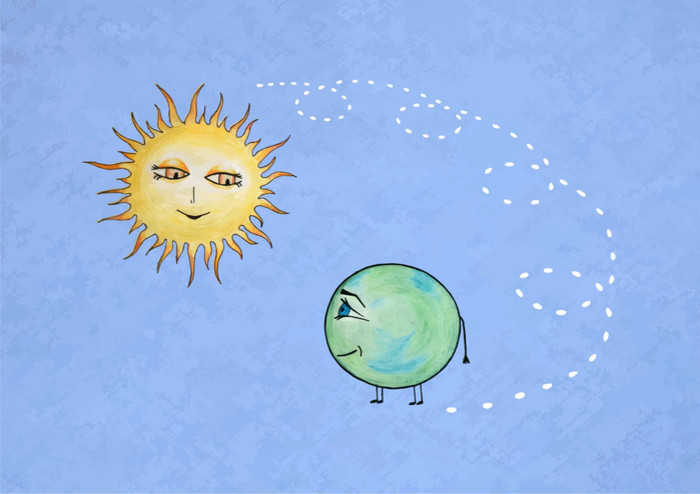 Земля и солнце