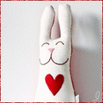Игрушка заяц с сердечком