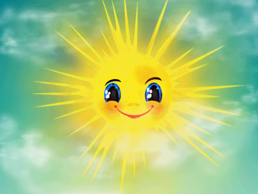 Солнышко играет лучиками на небе смайлики картинки
