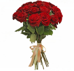 Букет прекрасных красных роз (15)