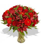 Букет прекрасных красных роз (19)