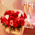 Розы и шампанское