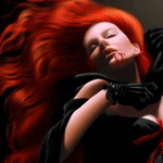 Вампирша с красными волосами