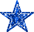 Звезда синяя
