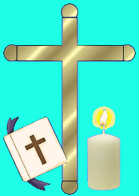 Крест со свечей
