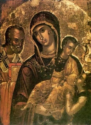 Оковецкая (Ржевская) икона Божией Матери (4)