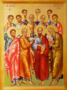 Икона Собор Св.славных и всехвальных двенадцати Апостолов