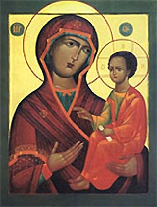 Одигитрия (Выдропусская) икона Божией Матери (1)