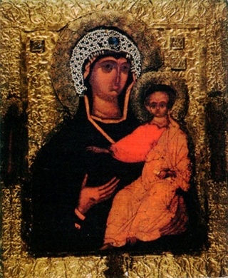 Одигитрия чудотворная византийская икона (6)