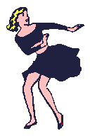 Танцующая девушка