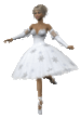 Балерина танцует красиво
