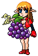 Девочка с виногадом