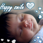 Малыш улыбается во сне (happy smile)