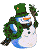 Снеговик готовится к Новому году смайлики картинки