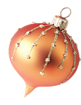 Новогодняя игрушка-шарик вытянутый розоватый смайлики картинки