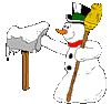 Снеговик получает письмо