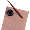 Ручка, чернила, бумага для письма