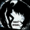 Ангел на фоне луны (night angel)