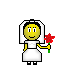 Невеста с цветком картинка смайлик