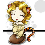 Девочка с хвостом тигра