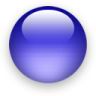  <b>Синий</b> красивый шарик 
