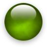 Кнопочка для блога. Насышенный зеленый цвет