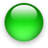 Красивый нежно-зеленый шарик