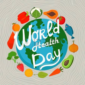  Всемирный день здоровья концепция <b>земли</b> и здоровой пищи 