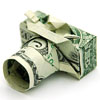 Фотоаппарат из долларовых банкнот