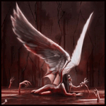 Дьяволица с огромными крыльями