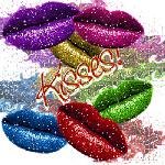 Поцелуй! Разноцветные губки