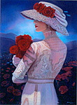 Дама с розами