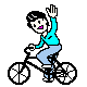  <b>Человек</b> на велосипеде 