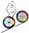  <b>Радужные</b> колеса велосипеда 