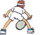 Спортсмен с ракеткой