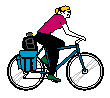 Мужчина на велосипеде