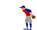 анимация бейсболист