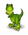  <b>Динозавр</b> оскалил зубы 