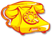 Желтый телефонный аппарат