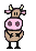 Корова с розовым носом