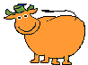 Корова в шляпе
