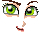 Подмигивающие зеленые глаза