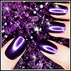  <b>Фиолетовые</b> ногти 