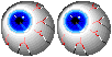  <b>Глаза</b> голубые 