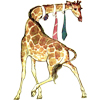 Жираф с галстуками