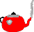 Чайник красный