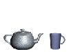 Чайник и чашка