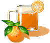 Апельсин и апельсиновый сок