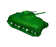 Зеленый танк
