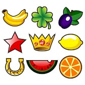  <b>Различные</b> иконки игровых автоматов фруктов 